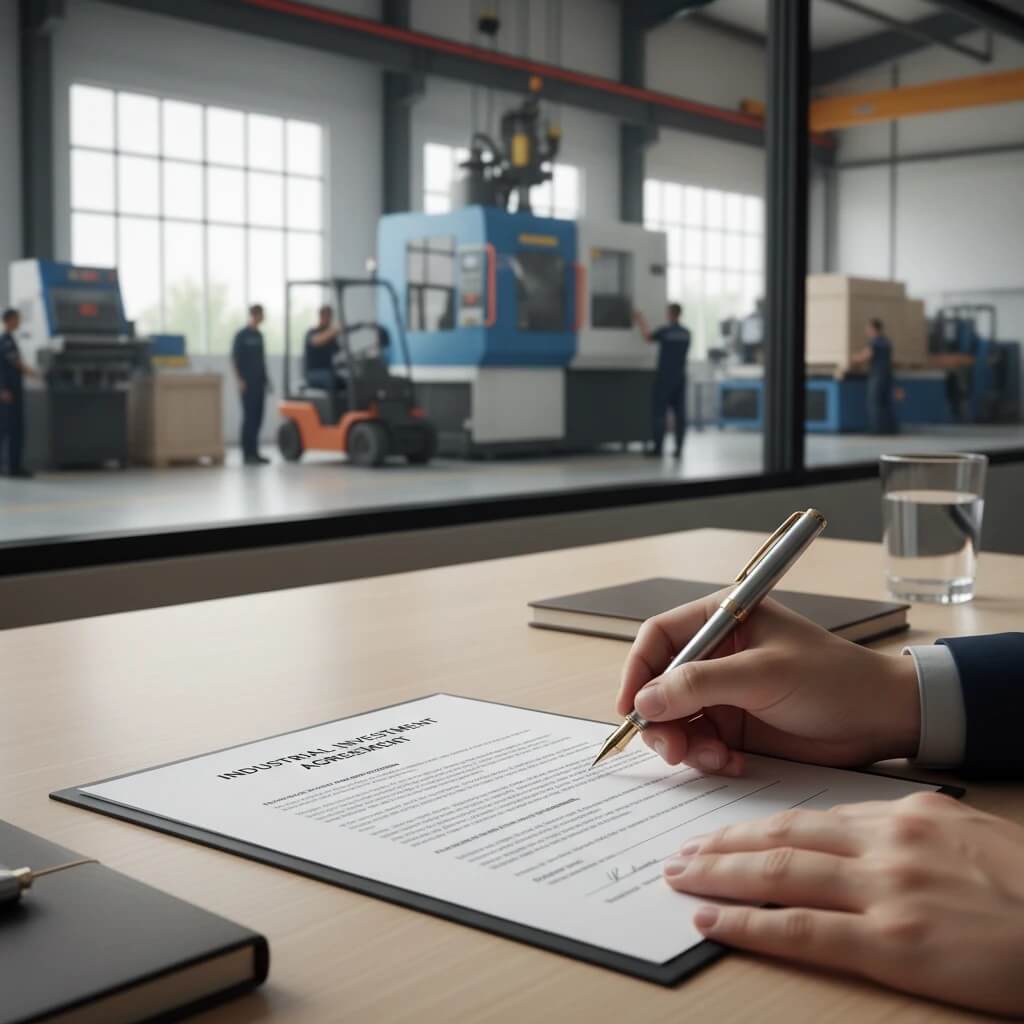 سرمایه‌گذاری برای خرید تجهیزات کارخانه اتصالات پلی اتیلن